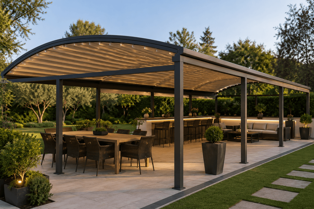 oval pergola